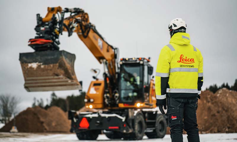 Caterpillar Inc Next Gen wheeled excavatorsget access to advanced 3D Machine Control from Leica Geosystems